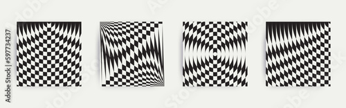 Bold Transitions for Posters, flyers, clothes, social media. Twisted and distorted vector texture, Y2k aesthetic, Retro Psychedelic, Groovy, hippie, 70s backgrounds. Waves