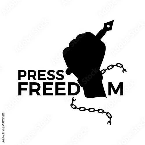 Design for celebrating world press freedom day