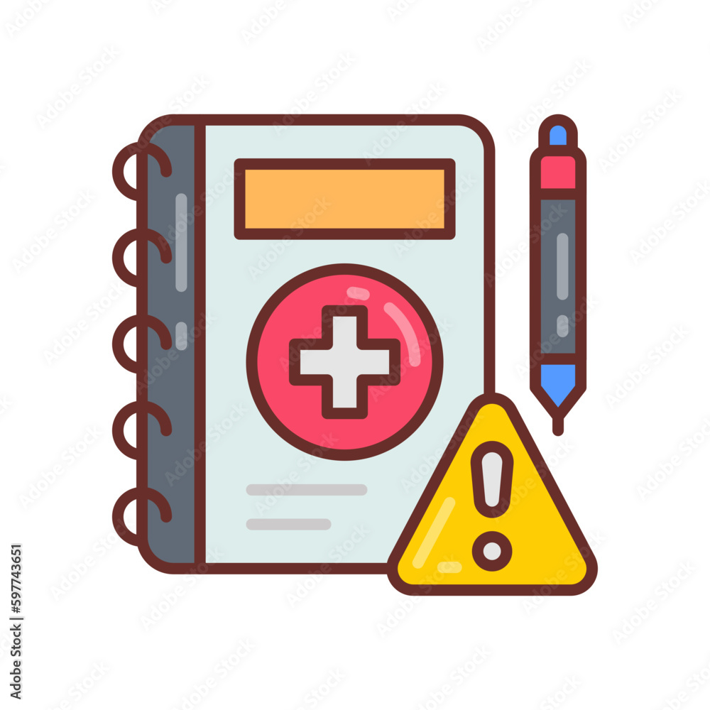 Obraz premium Emergency Preparedness icon in vector. Illustration