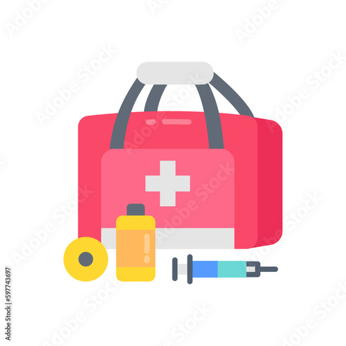 First Aid icon in vector. Illustration