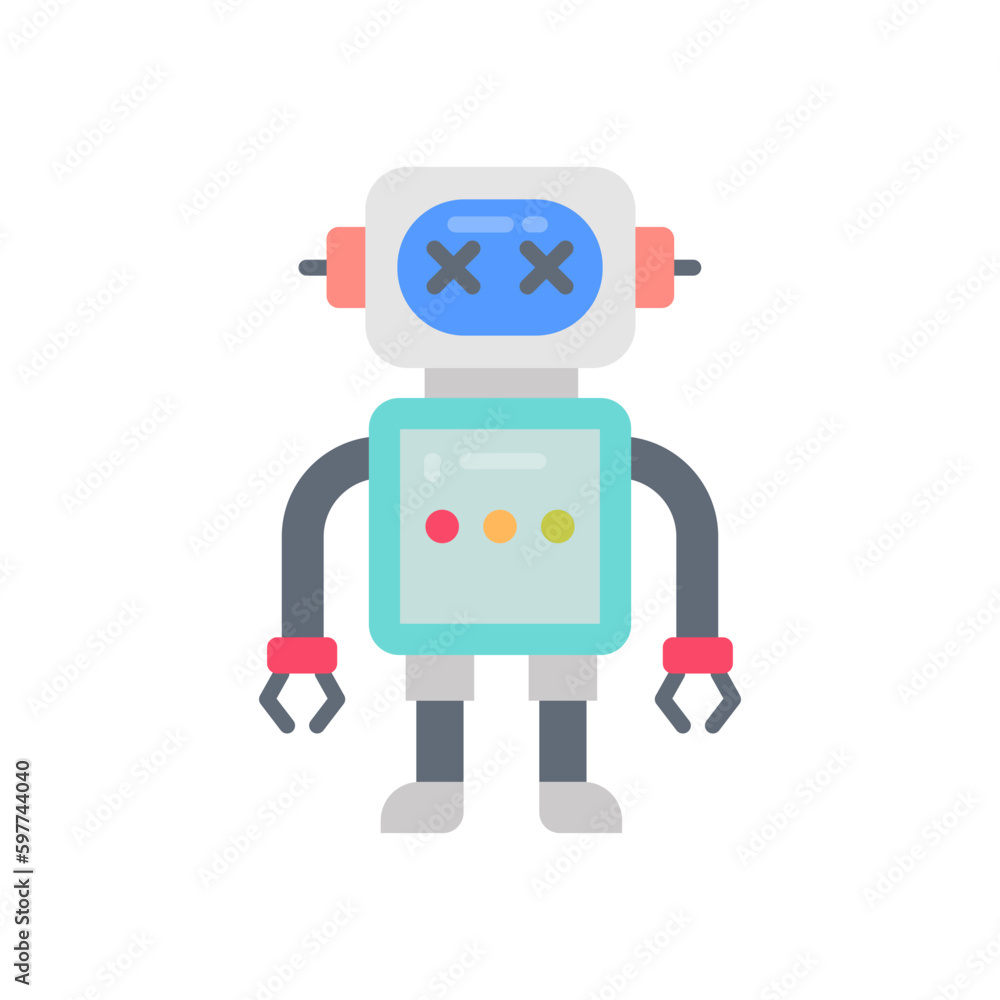 Machine Malfunction icon in vector. Illustration Machine Malfunction icon in vector. Illustration