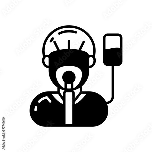 Coma icon in vector. Illustration
