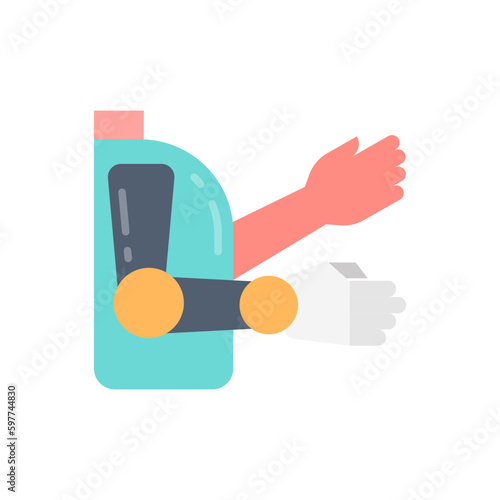 Disability icon in vector. Illustration