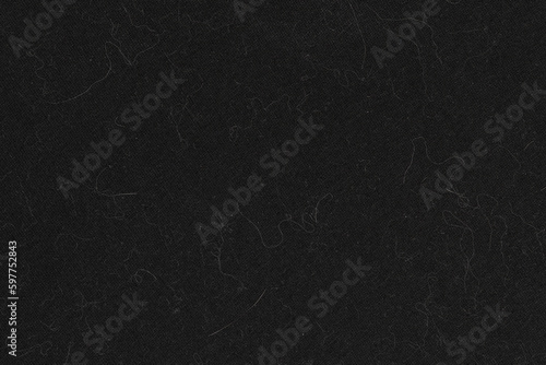 Animal white wool on black clothes background texture. close up of cat hair on clothes photo
