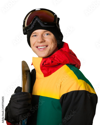 Male skier