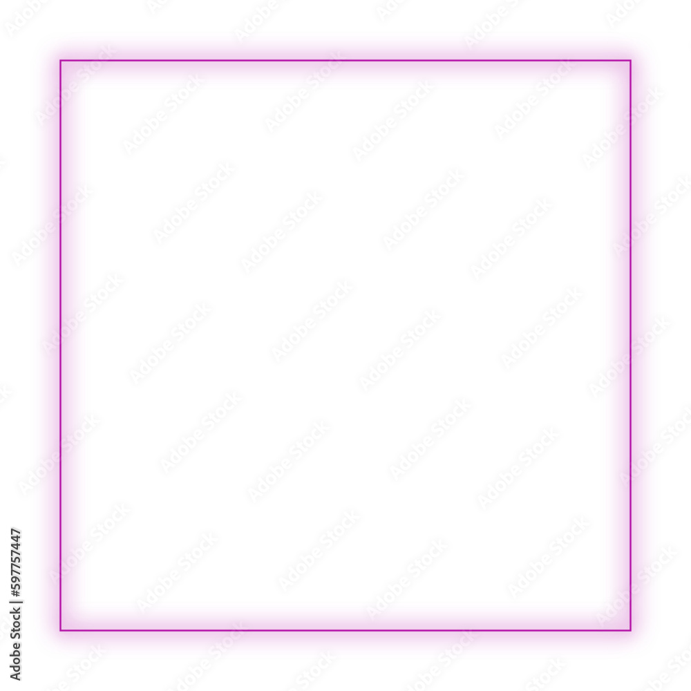 Rectangle neon frame colour at transparent background. Glowing neon frame in retro 80s - 90s style. Colored neon sign with empty space. Editable Vector file Rectangle neon frame colour at transparent background. Glowing neon frame in retro 80s - 90s style. Colored neon sign with empty space. Editable Vector file