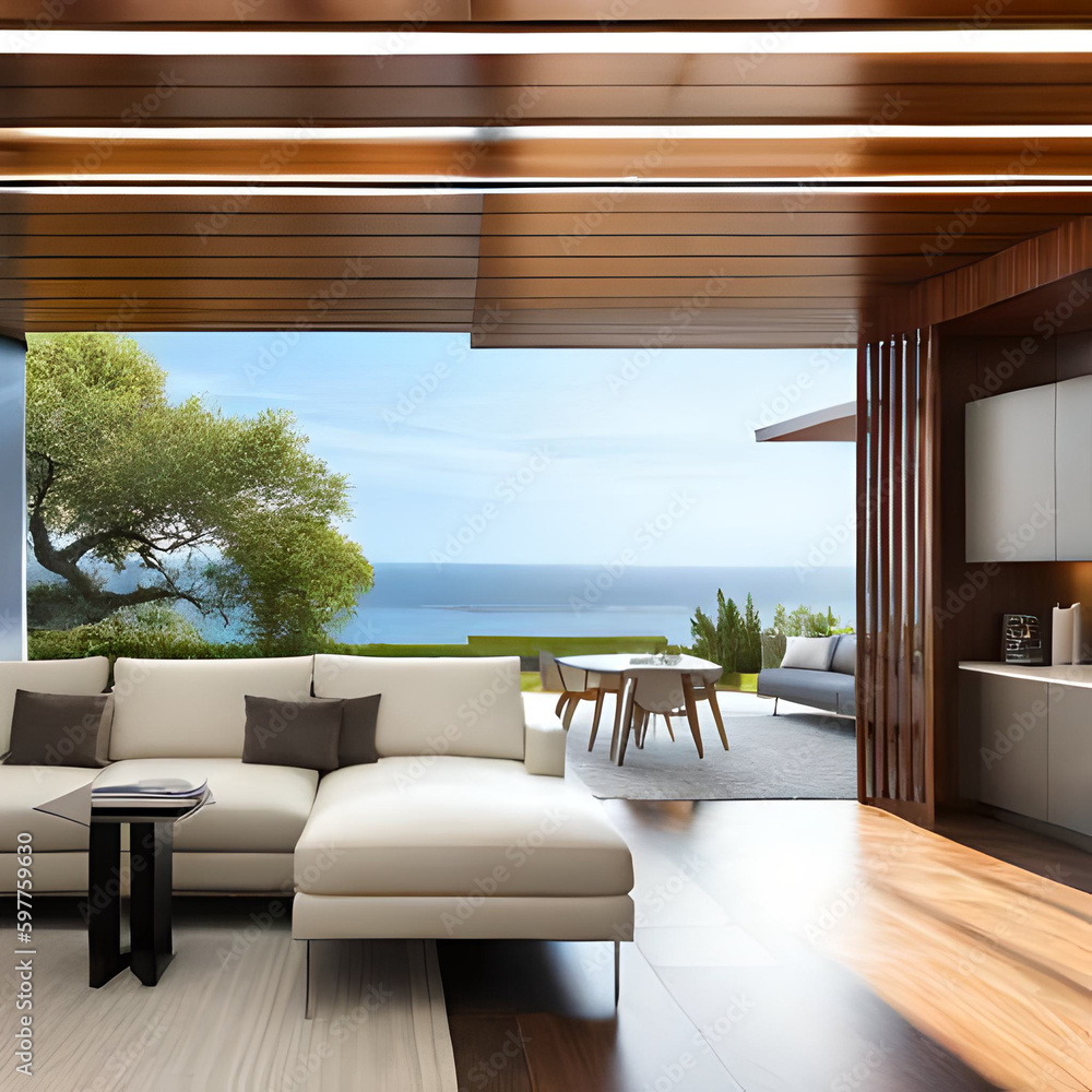 Fototapeta premium modern living room