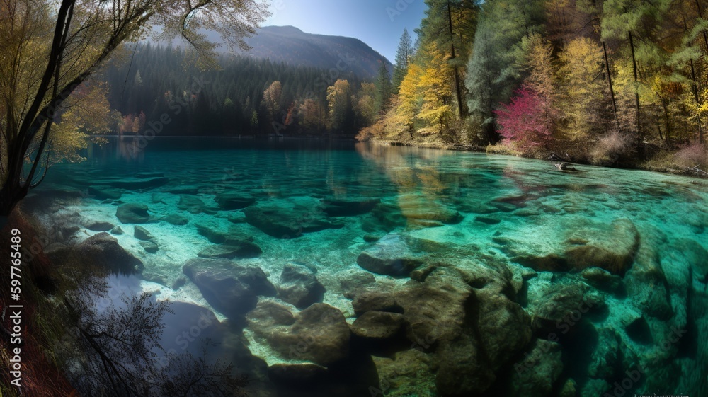 Colors of Serenity: Capturing the Pristine Beauty of Jiuzhaigou Valley's Crystal-clear Lakes