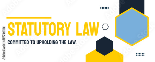 STATUTORY LAW - Laws enacted by the legislative branch of government.