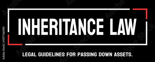 INHERITANCE LAW - Laws governing the distribution of property and assets after death.