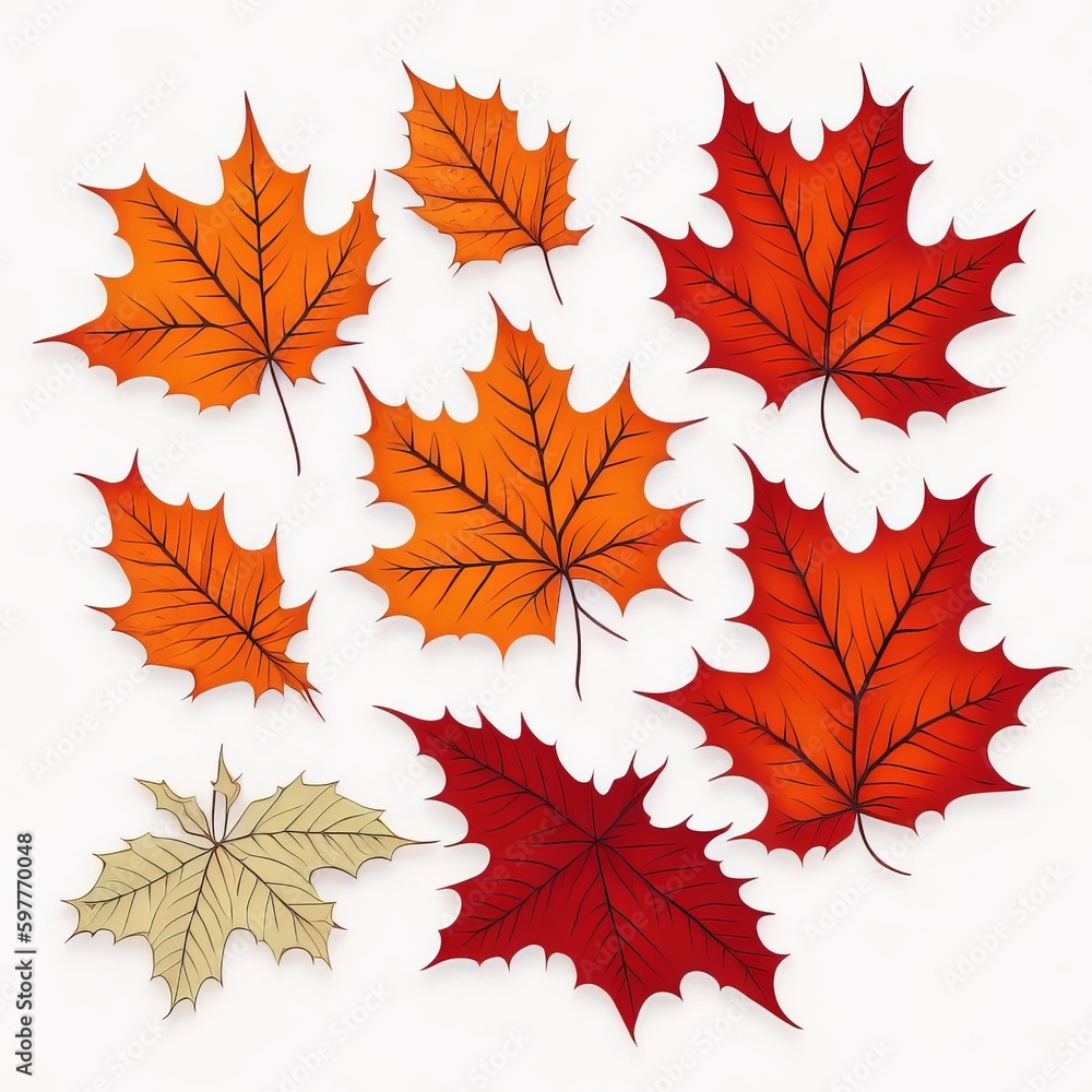 Watercolor autumn abstract background with maple leaves. Watercolor autumn abstract background with maple leaves.