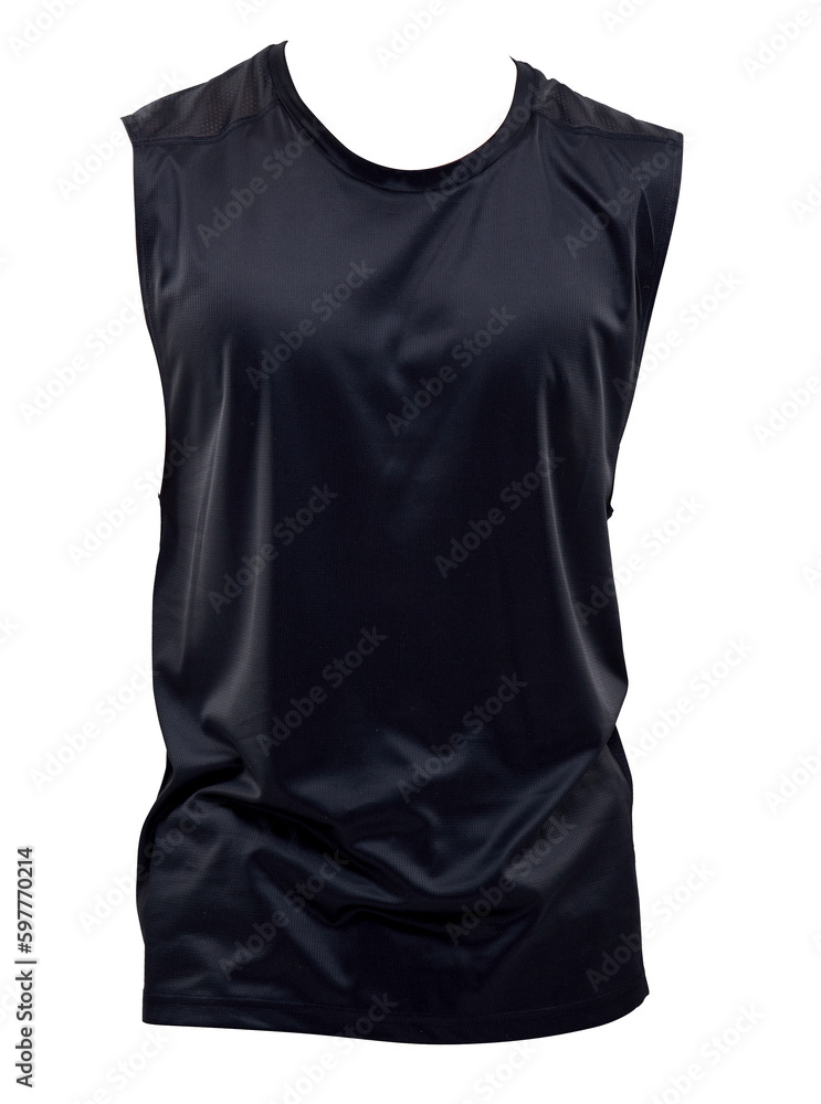 Black sport shirt Mockup Isolated on white background
Black sport shirt Mockup Isolated on white background