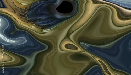 Abstract blue color background. Dynamic shapes composition.