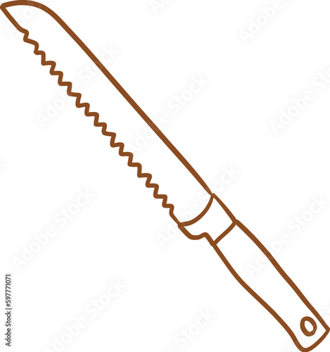 kitchenware_bread knife_file png