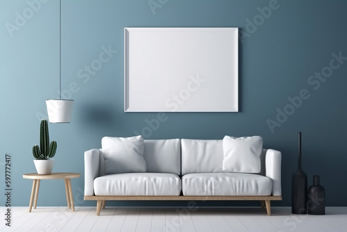 Wall Concept Wallart mockup Sofa Design Living Room Mockup Blank Wallart Wall Art design
