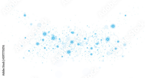 Blue glitter wave abstract illustration. Blue star dust trail sparkling particles isolated on transparent background. Magic concept. PNG. Blue glitter wave abstract illustration. Blue star dust trail 