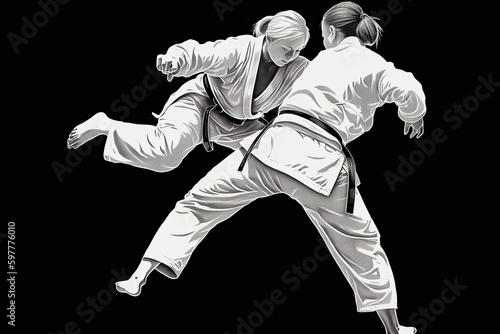 Self Defence, Judo (Generative AI)