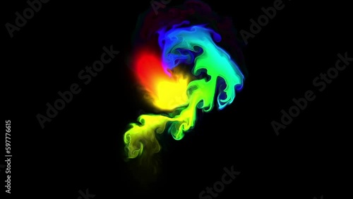 Farbverlauf und Farbmischung.