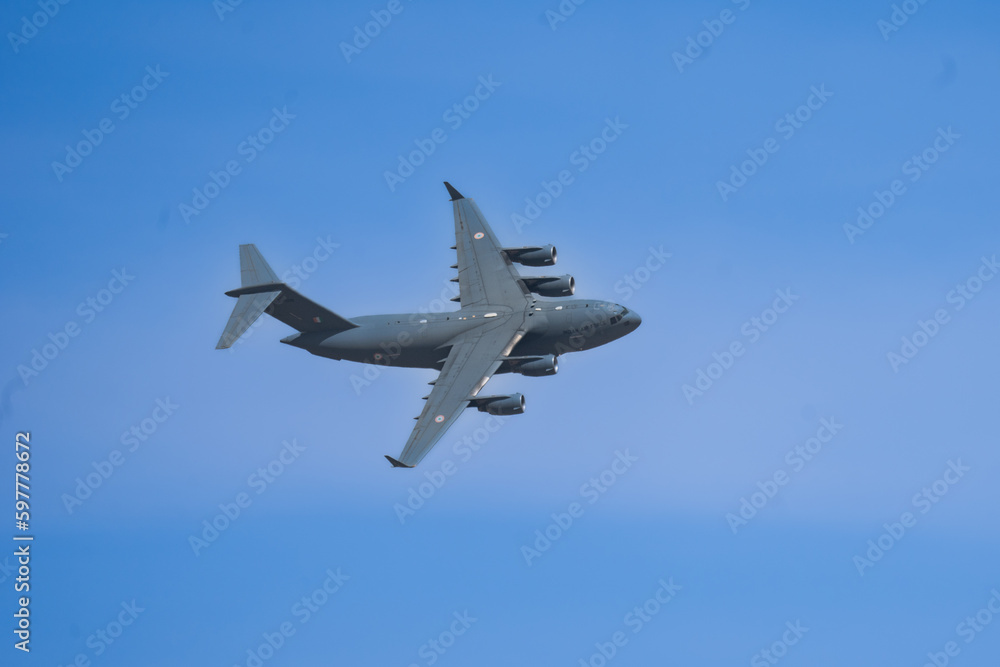 Aerobatics team with Transport Airplane Aerobatics team with Transport Airplane