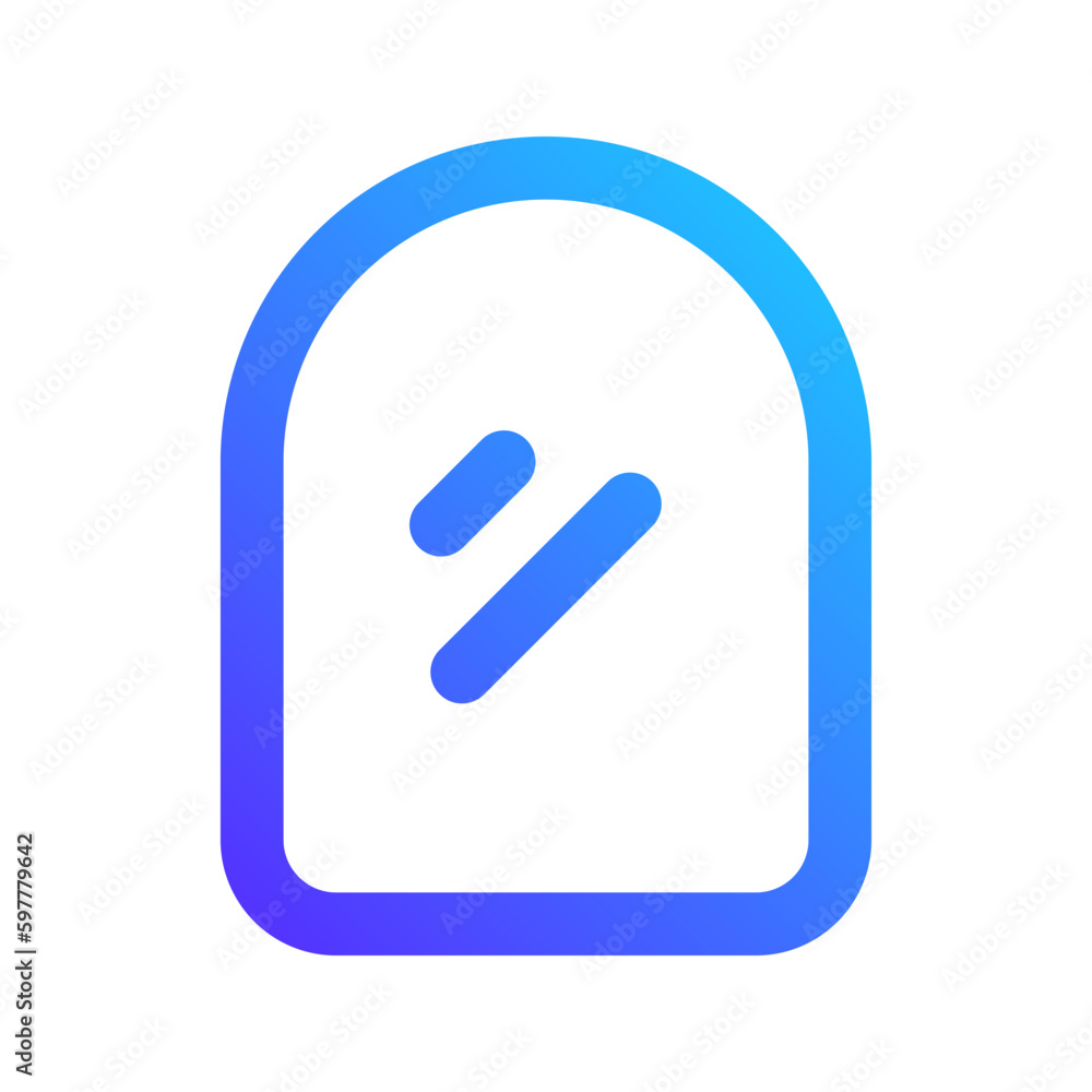 mirror gradient icon mirror gradient icon