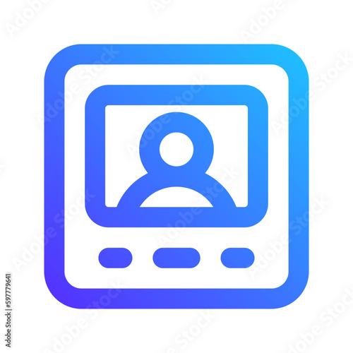 intercom gradient icon
