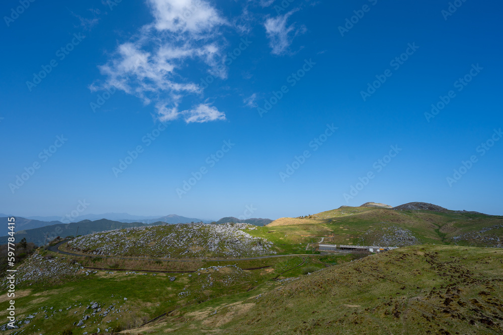 四国カルストの風景 四国カルストの風景