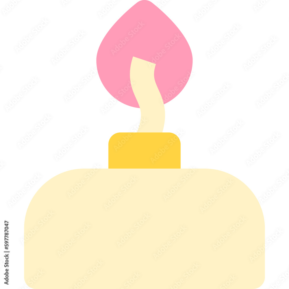 Obraz premium laboratory lamp flat icon