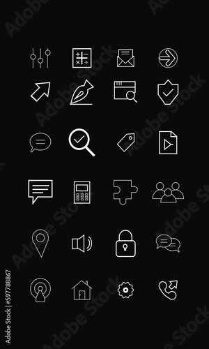 There are many UI icons, which you can use for your work needs