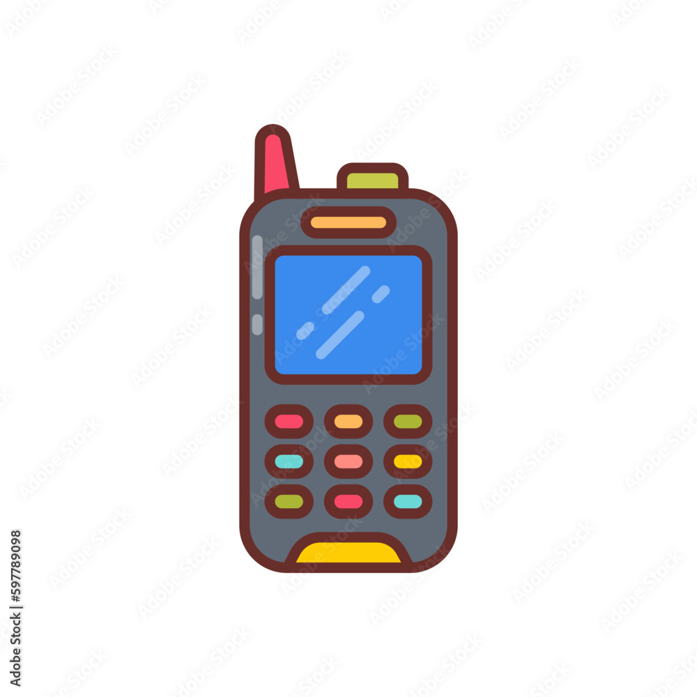Cognitive Radio icon in vector. Illustration Cognitive Radio icon in vector. Illustration