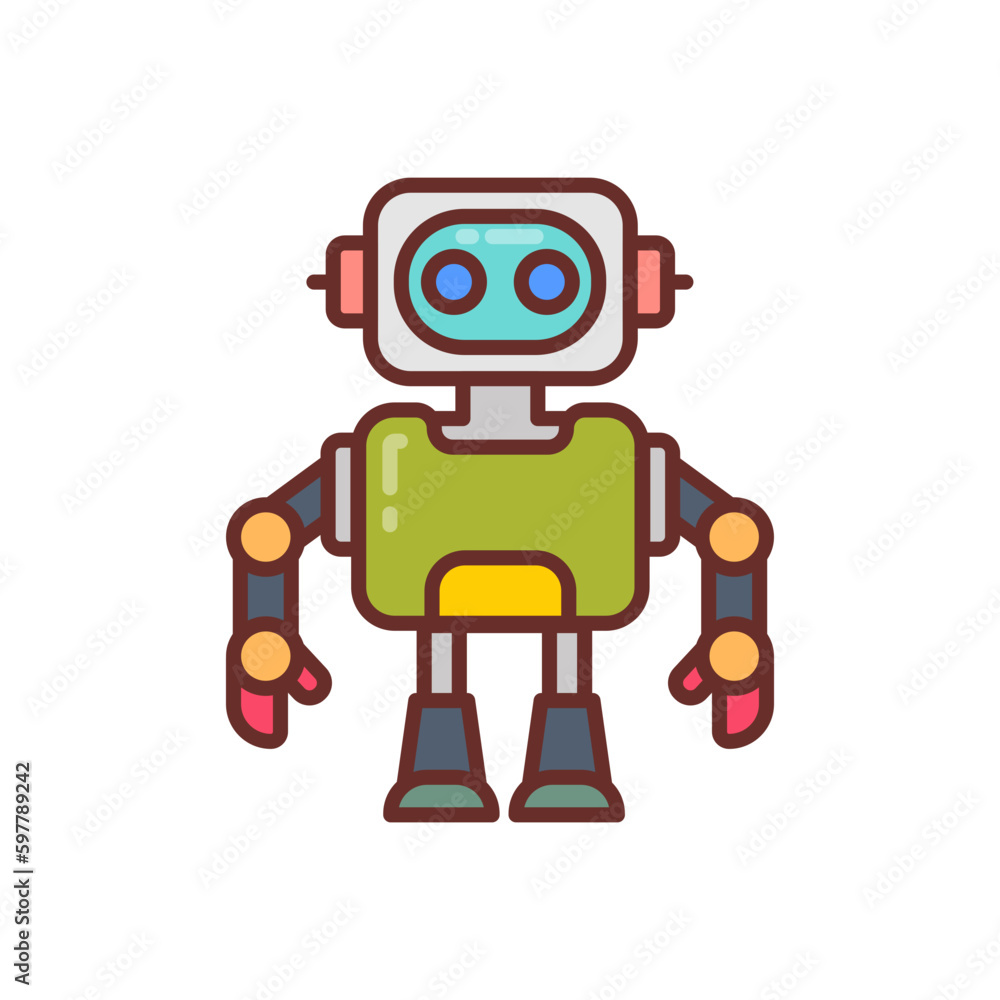 Humanoid icon in vector. Illustration Humanoid icon in vector. Illustration