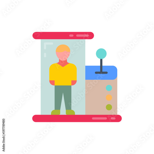 Teleportation icon in vector. Illustration