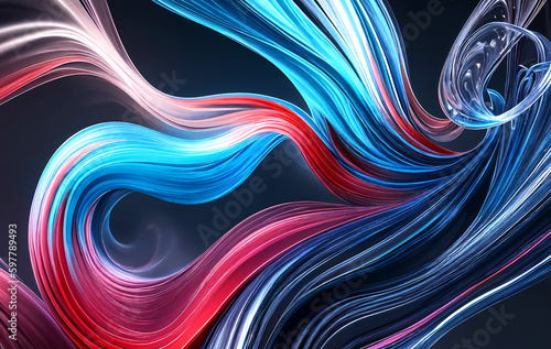 abstract smoke liquid background with generative AI technology