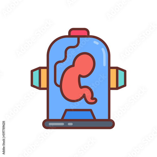 Genetic Engineering icon in vector. Illustration