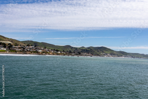 A view on the Pacific ocean coast