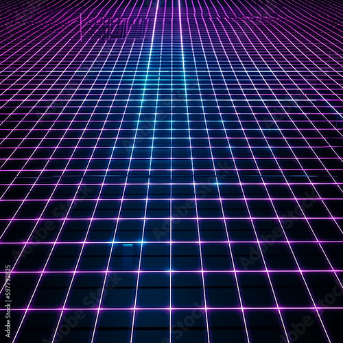 Infinity horizon minimalist gird. Generative AI