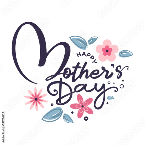 Mother's day greeting card, t shirt design, Mug typo, Card typo, Mothers day banner, printable card, Mothers day poster, Happy Mothers day modern calligraphy, writing, logo, font, Social media post