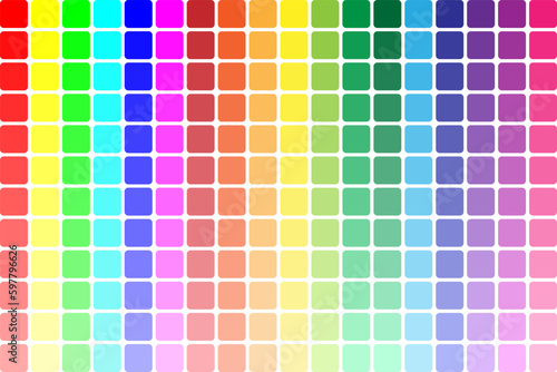 Abstract Colored Palette Guide. Table color shades. Color harmony. Trend colors. Vector illustration EPS 10 File.