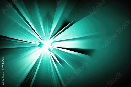 Abstract background with rays and blur effect