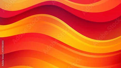 abstract colorful background red orange ai generative