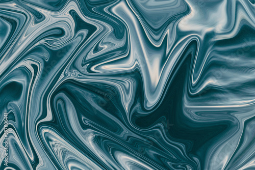 Abstract liquify, waves color gradient, seamless pattern and liquid ripples art.