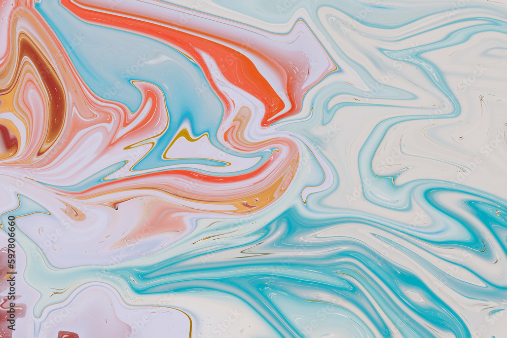 Abstract liquify, marble waves, seamless pattern and backdrops image.