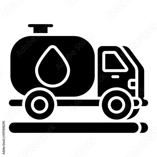 Premium download icon of fuel truck