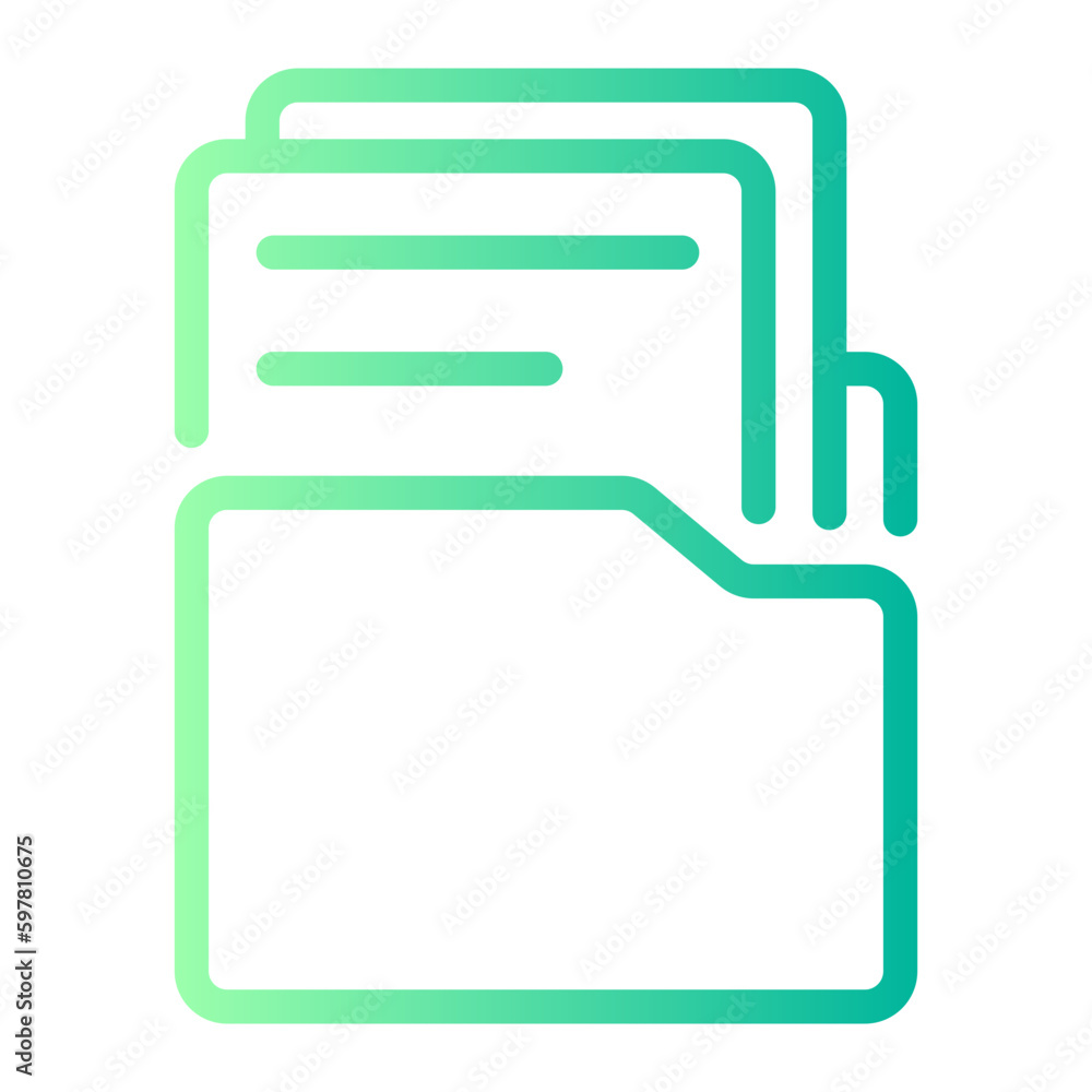 binder gradient icon binder gradient icon