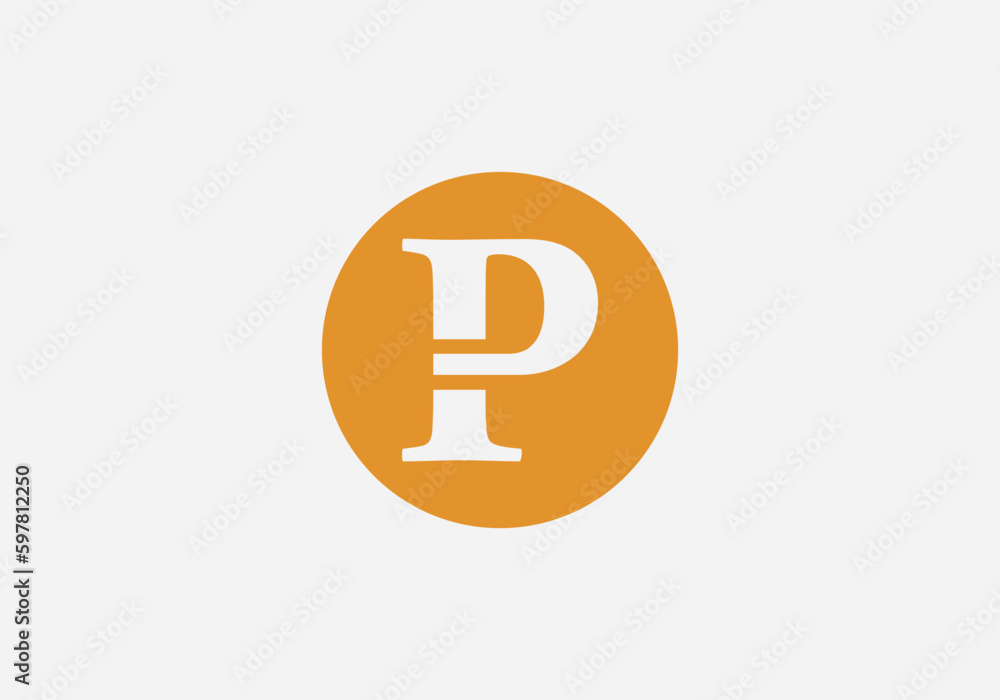 Brand circle logo design and favicon icon vector letters Brand circle logo design and favicon icon vector letters