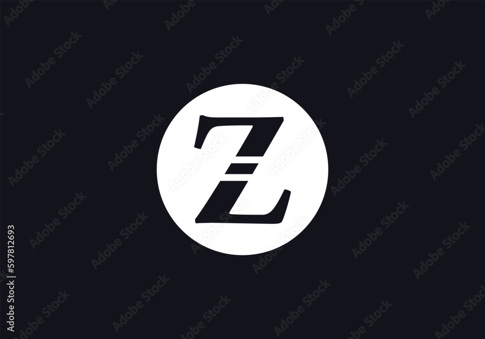 Brand circle logo design and favicon icon vector letters Brand circle logo design and favicon icon vector letters