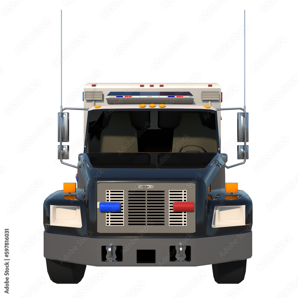 Police Truck 2-Front view png 3D Rendering Ilustracion 3D
Police Truck 2-Front view png 3D Rendering Ilustracion 3D