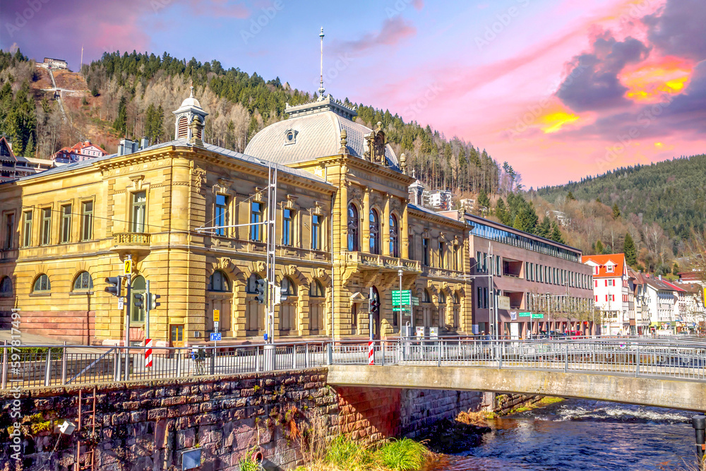 Altstadt, Bad Wildbad, Deutschland 