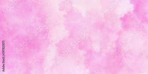 abstract watercolor background with watercolor splashes. Abstract seamless pink watercolor texture background. pink sky and watercolor background with abstract cloudy sky concept.
