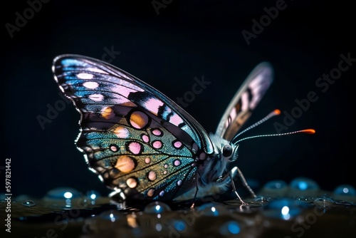 A Multicolored Butterfly.