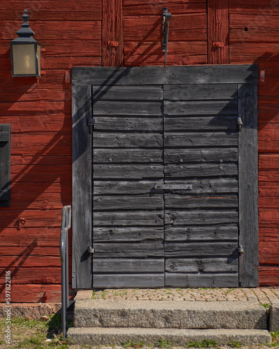 Old wooden building.